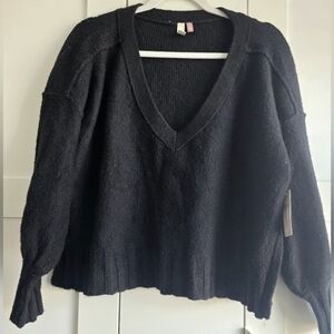 Pilcro Women's Oversized Pullover V-neck Sweater